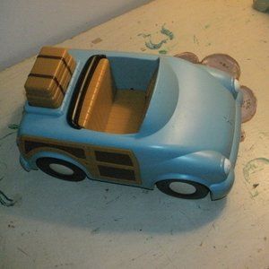 Collectible 2005 Amy Coe Limited Edition Learning Curve Play Push & Go Blue Car